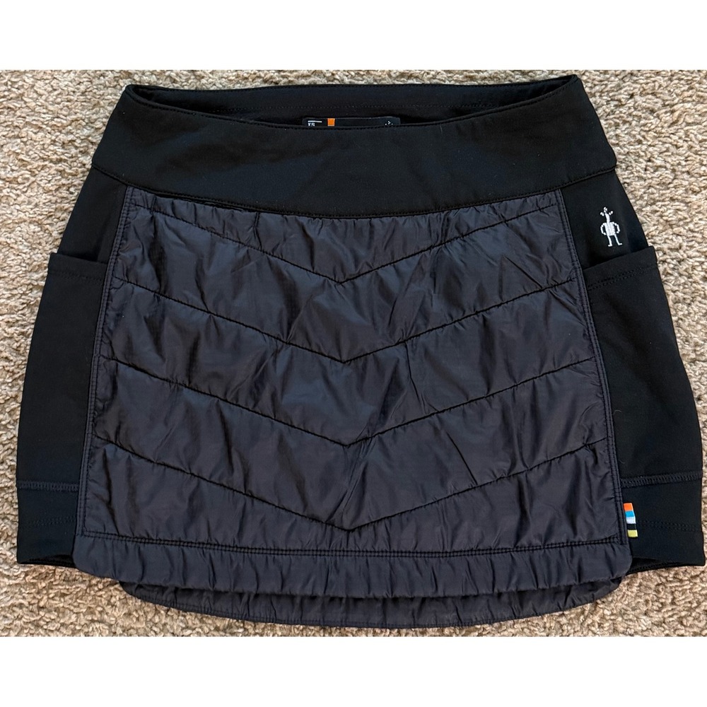 Smartwool Smartloft 60 Quilted Insulated Merino Wool Skirt Black XS RN116388
